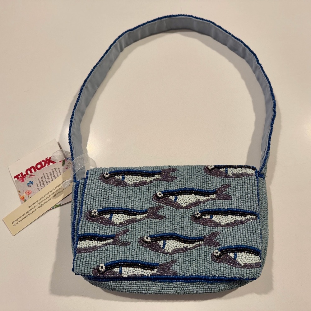 Viral TikTok sardine beaded handbag TJ Maxx Made in India